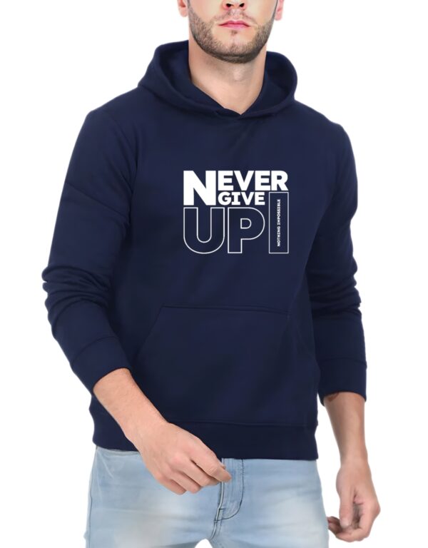 Never Give Up : Premium Hoodie