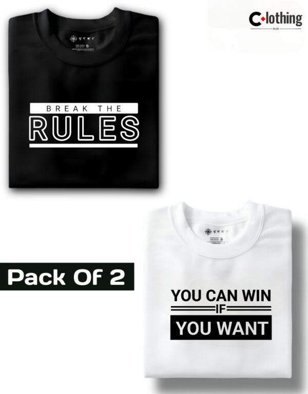 Break the rules : Black & You can win if you want : White Combo Pack
